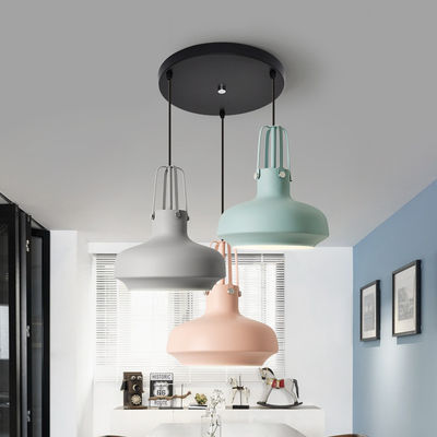 modern led iron pendant lights kitchen bar living room Ranveig Nordic Pendant Light In Pastel Colors(WH-AP-335)