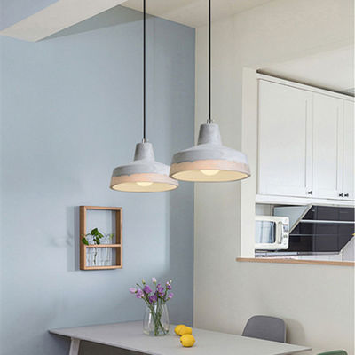 Industrial Pendant Light Dining room Bar Parlor Loft Deco E27 Natanael Modern Cone Cement Pendant Light(WH-AP-337)