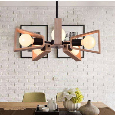 Nordic Rotatable Home Loft Pendant Light Decor Joakim Wooden Petal Contemporary Pendant Light(WH-AP-339)