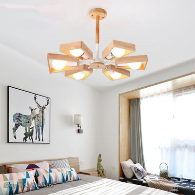 Nordic Rotatable Home Loft Pendant Light Decor Joakim Wooden Petal Contemporary Pendant Light(WH-AP-339)