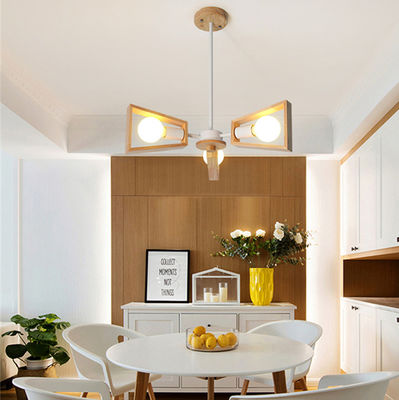 Nordic Rotatable Home Loft Pendant Light Decor Joakim Wooden Petal Contemporary Pendant Light(WH-AP-339)