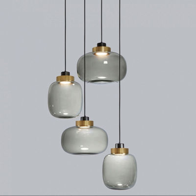 Modern Home Loft Pendant Light Decor Nordic Bedroom Bjarke Modern Attractive Glass Pendant Light(WH-AP-347)