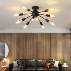 Nordic black Chandeliers LED 10 Lights For Simple Household Indoor sputnik chandelier(WH-VP-57)