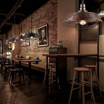 Loft Style Vintage Industrial Iron pendant light E27 for Salon Restaurant Bar antique pendant light(WH-VP-78)