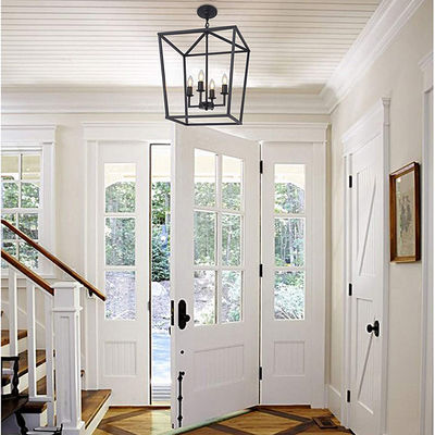 American Wrought Iron chandelier Garden Hall Lamp Kitchen Corridor Retro farmhouse chandelier(WH-VP-89)