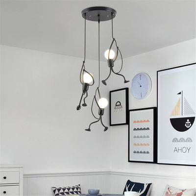 little man climbing pendant light iron people lights pandant lamps for kid children room cord pendant light(WH-VP-91)