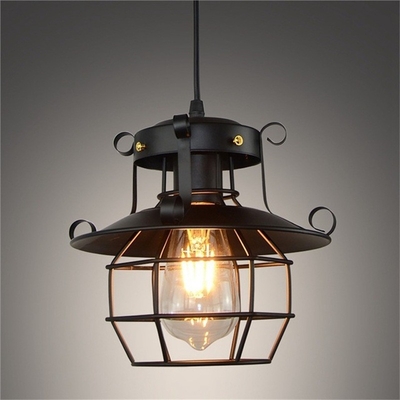 Vintage Pendant light Cage Edison Nordic Retro Loft Lamp Home Decoration Metal Pendant light(WH-VP-105)