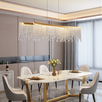 Led Creative Crystal Chandelier For Dining Room Gold Design Hanging Lamp(WH-CY-172)