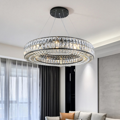 Luxury Crystal Chandeliers For Living Room Lobby Modern Home Decor crystal led chandelier(WH-CY-189)