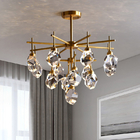 Modern Diamond Crystal Chandelier In Living Room minimalist chandelier(WH-CY-193)