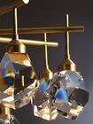 Modern Diamond Crystal Chandelier In Living Room minimalist chandelier(WH-CY-193)