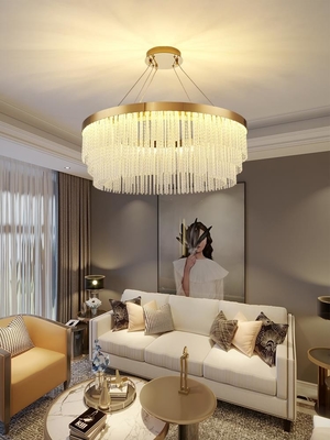 Luxury Gold Chandelier For Living Dining Room Led Glass Lighting mid century modern chandelier(WH-CY-198)