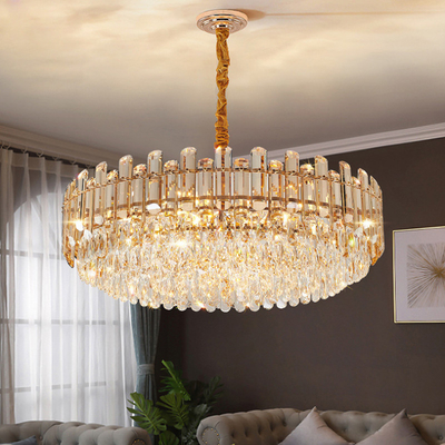 Modern chandelier for living room round bedroom Smoky grey postmodern chandelier(WH-CY-201)