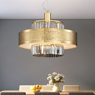 New Modern Crystal Chandelier for Living room Bedroom led ceiling lamp gold lamp(WH-CY-204)