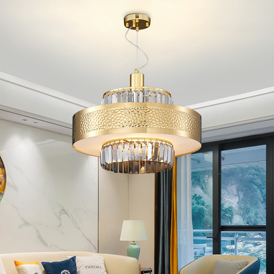 New Modern Crystal Chandelier for Living room Bedroom led ceiling lamp gold lamp(WH-CY-204)