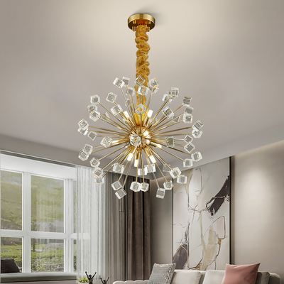 Modern Crystal Chandelier Lighting For Living Room Bedroom Restaurant Dandelion Chandelier(WH-CY-207)