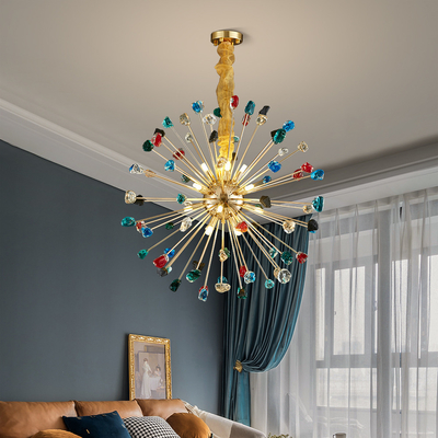 Modern Crystal Chandelier Lighting For Living Room Bedroom Restaurant Dandelion Chandelier(WH-CY-207)