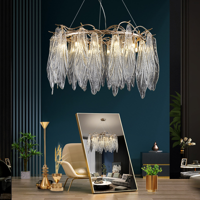 Modern Led Chandelier For Living Dining Room Creative Glass farmhouse light(WH-CY-211)