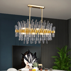 Led Glass Chandelier For Dining Room Kitchen Modern Home Decor led crystal chandelier(WH-CY-240)