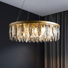 Modern living room chandeliers round gold hanging art deco lamp(WH-CY-241)