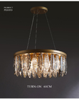 Modern living room chandeliers round gold hanging art deco lamp(WH-CY-241)