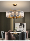 Modern home living room decoration round glass lighting candle Chandelier(WH-CY-243)