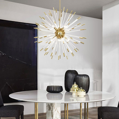 Creative Led Chandelier For Living Dining Room Modern Glass Hanging Lamp sputnik chandelier(WH-MI-314)