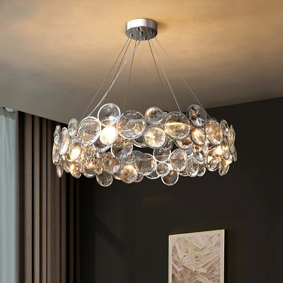 Modern Ring Led Chandelier For Living Room Luxury Glass Hanging Lamp(WH-MI-315)