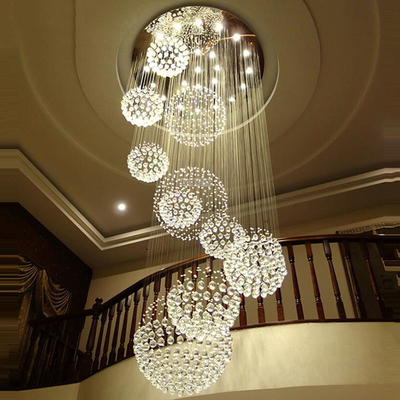 Modern Lustre Crystal Ball Design Chandelier Large Crystal Ball Chandelier(WH-NC-20)