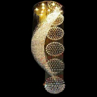 Long stair modern lamp crystal chandelier LED lights elegant chandelier(WH-NC-19)