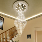 Stairs Chandeliers Modern Crystal Chandelier Lighting Interior lamp(WH-NC-30)