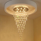 Modern Led K9 crystal chandelier lamp round lamp crystal glass chandelier light(WH-NC-31)