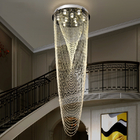 Luxury Stair Chandelier Lighting Crystal Tassel Indoor Lighting Restaurant Lobby Hotel Chandelier(WH-NC-32)