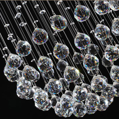 Modern Crystal Chandelier For Spiral Design LED Luxury Crystal Lamp(WH-NC-35)