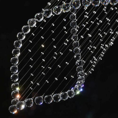 Modern Crystal Chandelier Light Stairs LED Crystal Chandelier for Villa Hall Drop light(WH-NC-36)