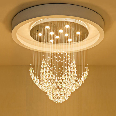 Round design large crystal chandelier modern lighting Diamond Chandelier(WH-NC-37)