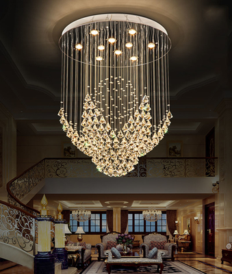 Round design large crystal chandelier modern lighting Diamond Chandelier(WH-NC-37)