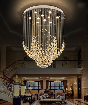 Round design large crystal chandelier modern lighting Diamond Chandelier(WH-NC-37)