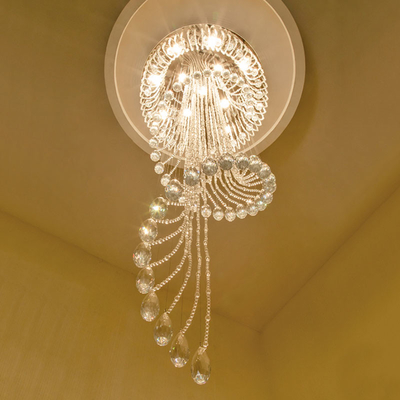 Modern crystal chandelier LED light Fixture For living room luxury Chandelier(WH-NC-39)