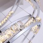Luxury Crystal Living Room Chandelier Creative Ring Design Lobby Lamp(WH-NC-41)