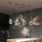Modern diamond crystal pendant lights living dining room bedroom kitchen indoor lighting(WH-NC-44)