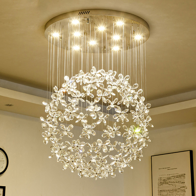 Modern Luxury Crystal Led Ceiling Chandelier For Living Room Large Butterfly Light hanging lamp（WH-NC-51）