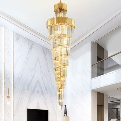 Luxury Modern Chandelier For Living Room Gold Long Staircase fancy light(WH-NC-60)