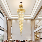 Luxury Modern Chandelier For Living Room Gold Long Staircase fancy light(WH-NC-60)