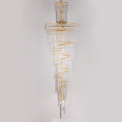 Modern chandelier chandelier hall home decor staircase hotel project interior lighting (WH-NC-64)