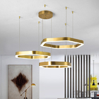 Modern Led Chandelier Gold Living Room Lamp Simple Creative Gold Chandelier(WH-NC-68)