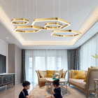 Modern Led Chandelier Gold Living Room Lamp Simple Creative Gold Chandelier(WH-NC-68)