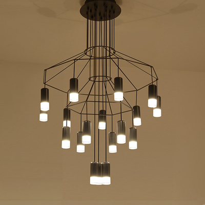 Modern Ceiling Chandelier Led Living Dining Room Bedroom Lobby Staircase Loft Designer Chandelier(WH-NC-78)