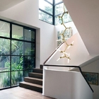 Stair chandelier modern simple art living room creative Studio personality tree branch chandelier(WH-NC-79)