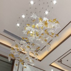 Art Designer Large Hotel Lobby Chandelier Maple Leaves Chandelier(WH-NC-96)